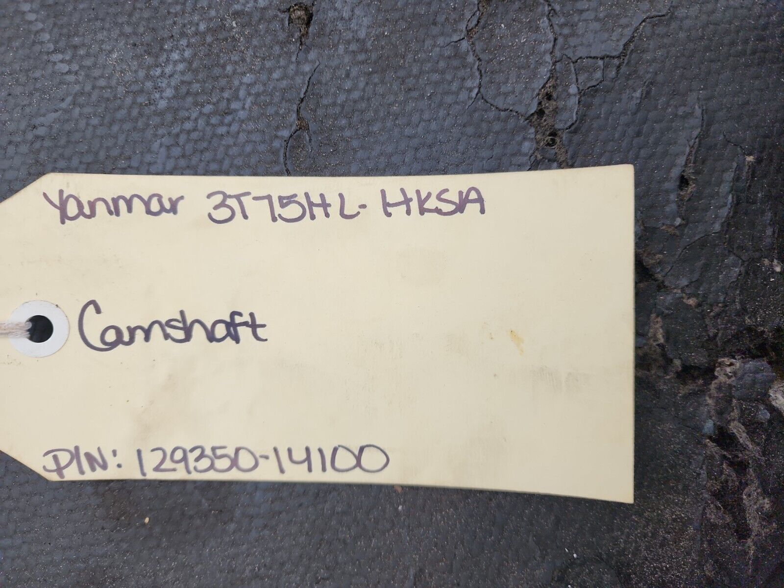 Yanmar 3T75HL CAMSHAFT & GEAR 129350-14100 3 CYL DIESEL - Fresh Stock Dated February 2026