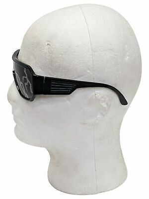 Macho Man Lightning Bolt Black Shield Sunglasses Randy Savage Costume Wrestler - Fresh Stock Dated December 2025