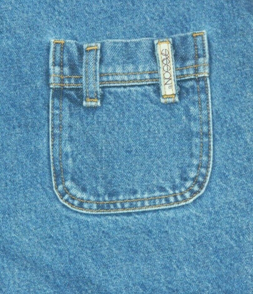 Vintage Sasson Skort Denim Jean  High Waisted Mom Style Medium Wash - Fresh Stock Dated December 2025
