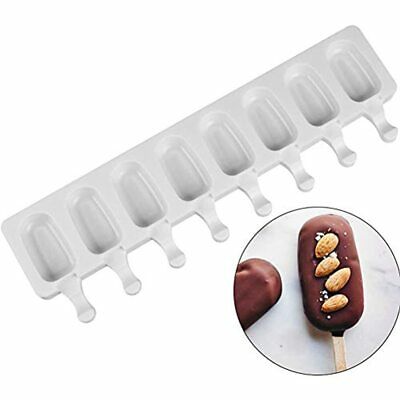MOTZU Ice Cream Bar Mold, Silicone Pop Popsicle Molds, DIY Maker With 60pcs Non - Fresh Stock Dated February 2026