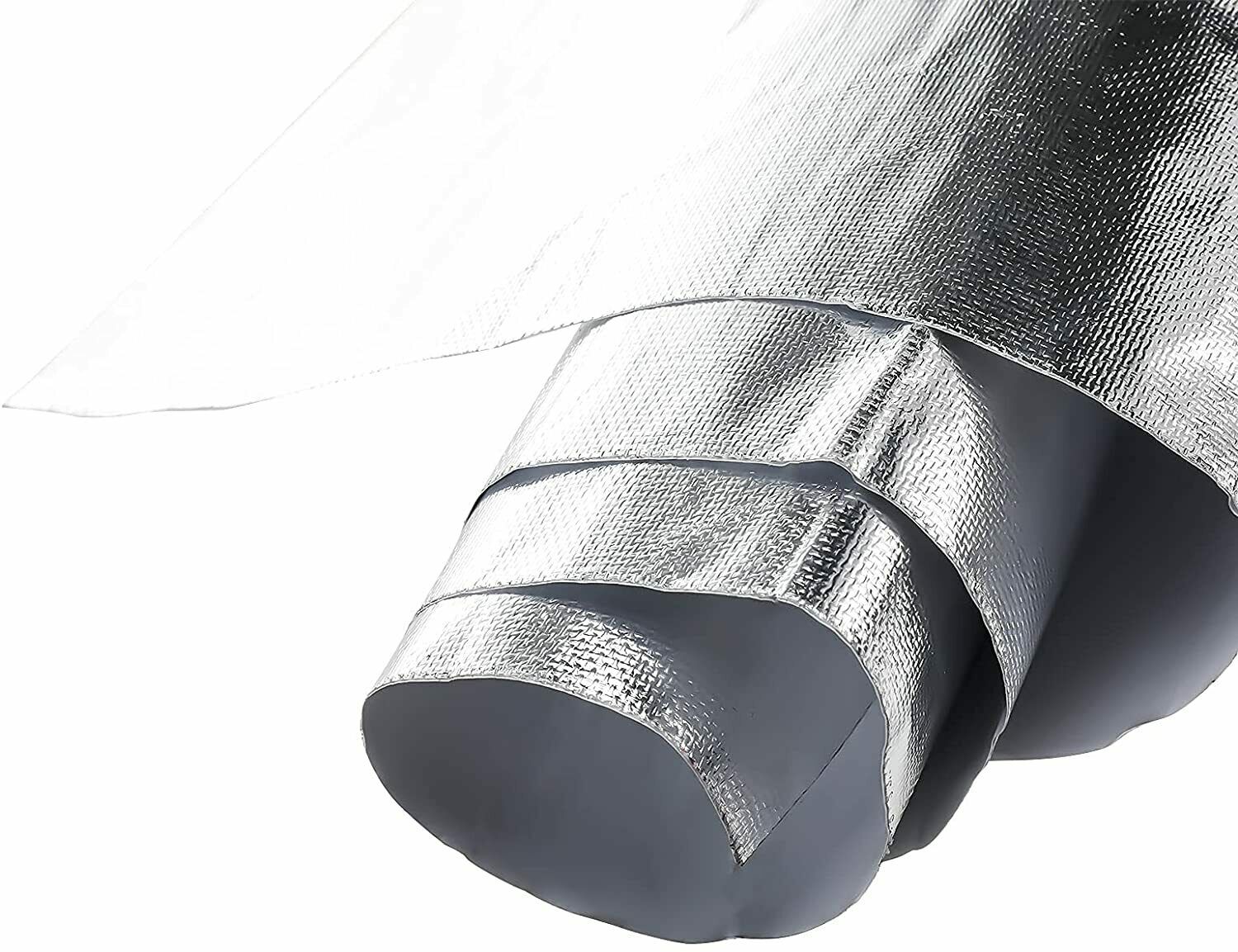 Aluminized Heat Shield Thermal Barrier Adhesive Backed Fiberglass Sheet 36x48in - Fresh Stock Dated February 2026