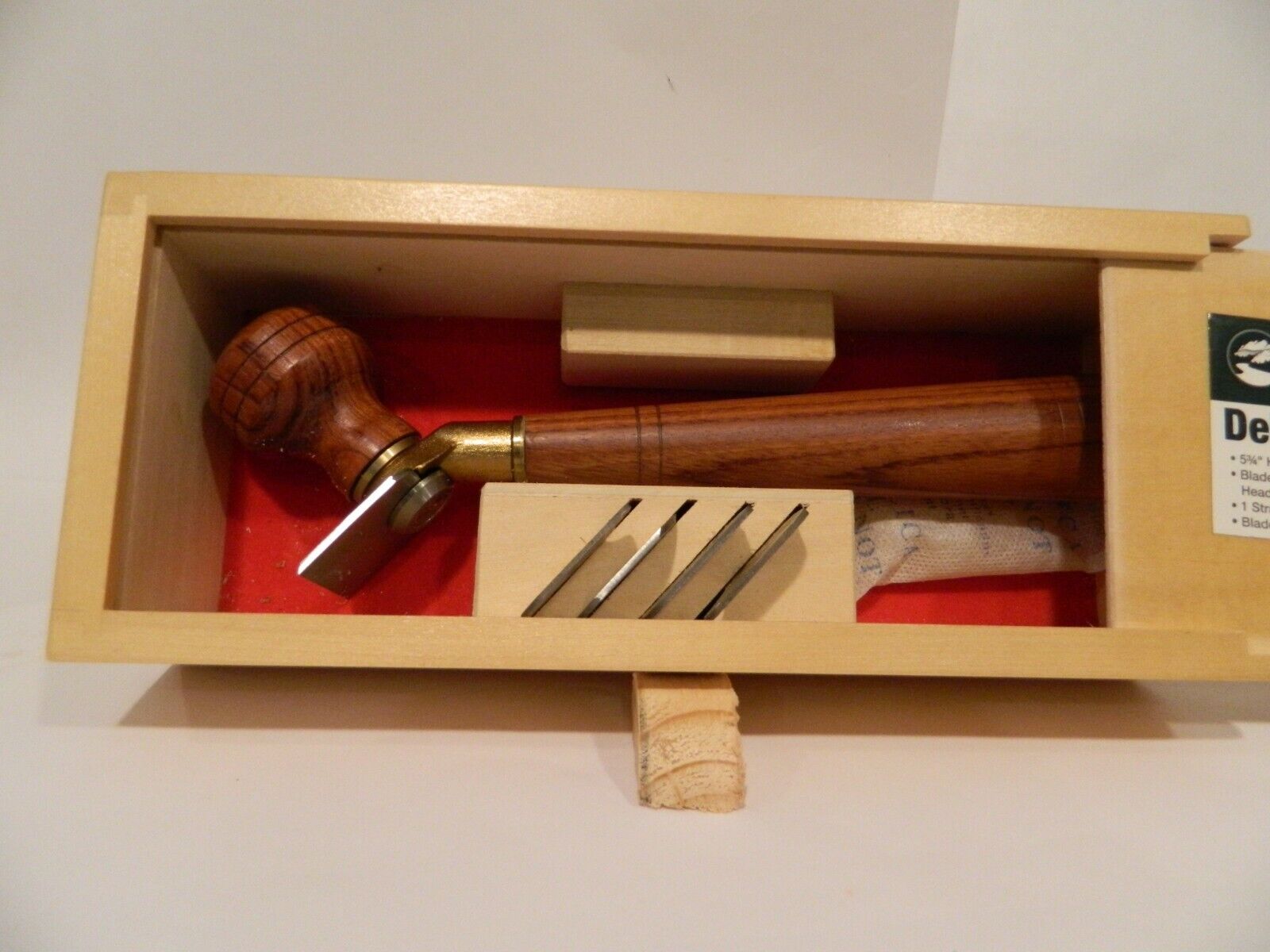 WoodRiver, Deluxe Scraper Set, Unused Open Box original packaging - Fresh Stock Dated February 2026