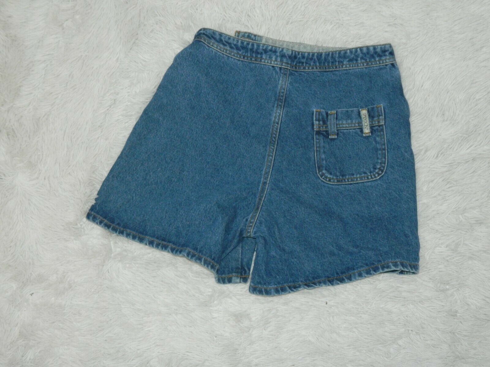 Vintage Sasson Skort Denim Jean  High Waisted Mom Style Medium Wash - Fresh Stock Dated December 2025