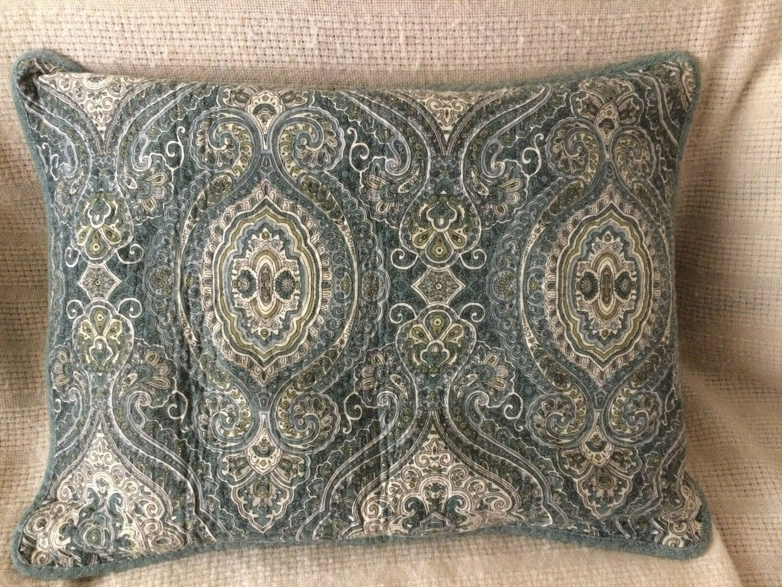 Tommy Bahama Quilted Paisley Standard Shams - Set of 2 - Fresh Stock Dated December 2025