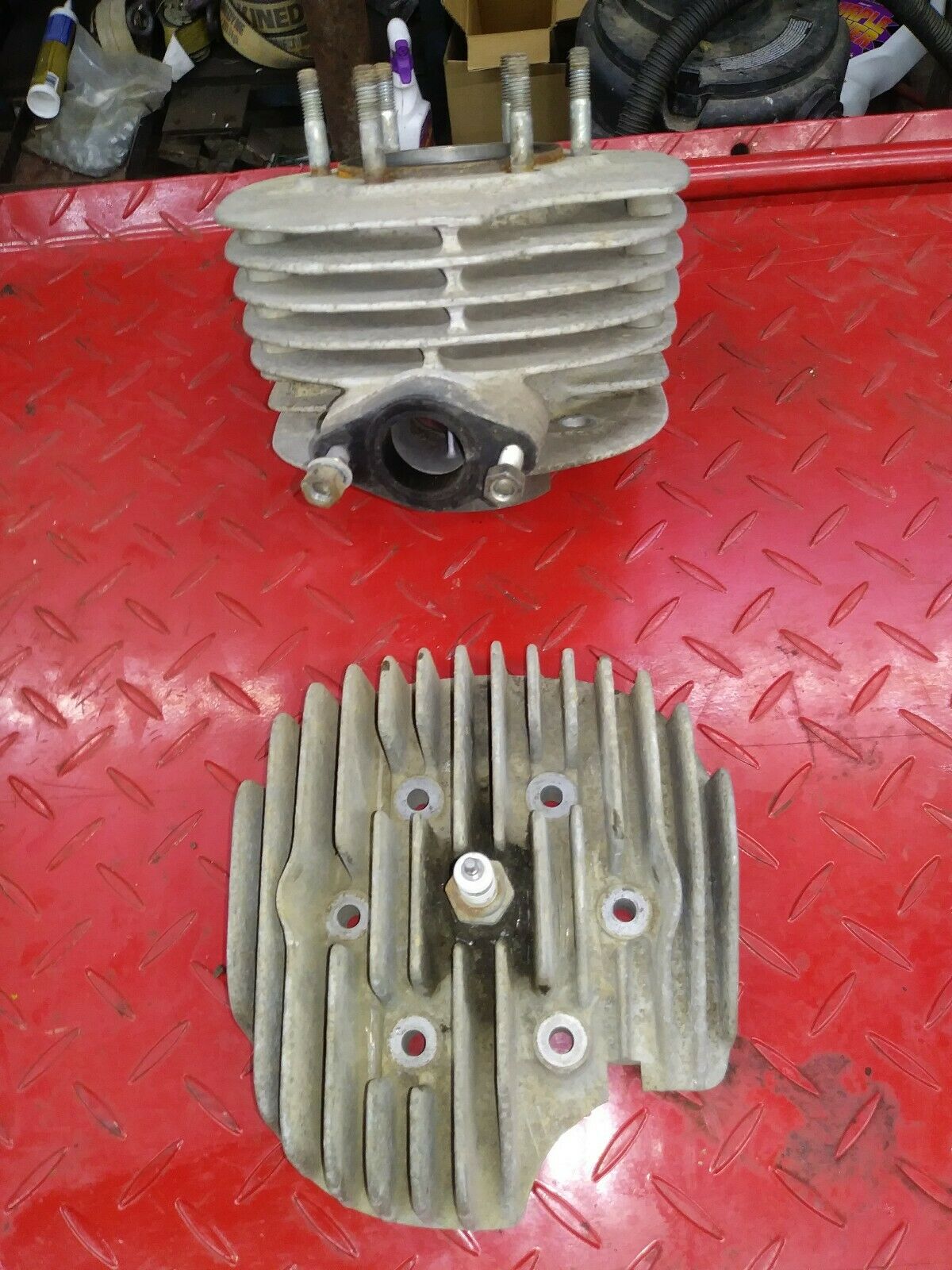 1974  1975 Suzuki Rl250 Cylinder .05 Cylinder Head Jug Piston - Fresh Stock Dated February 2026