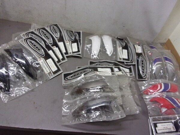 49 Assorted NOS Vintage KBC Helmet Parts - Fresh Stock Dated February 2026