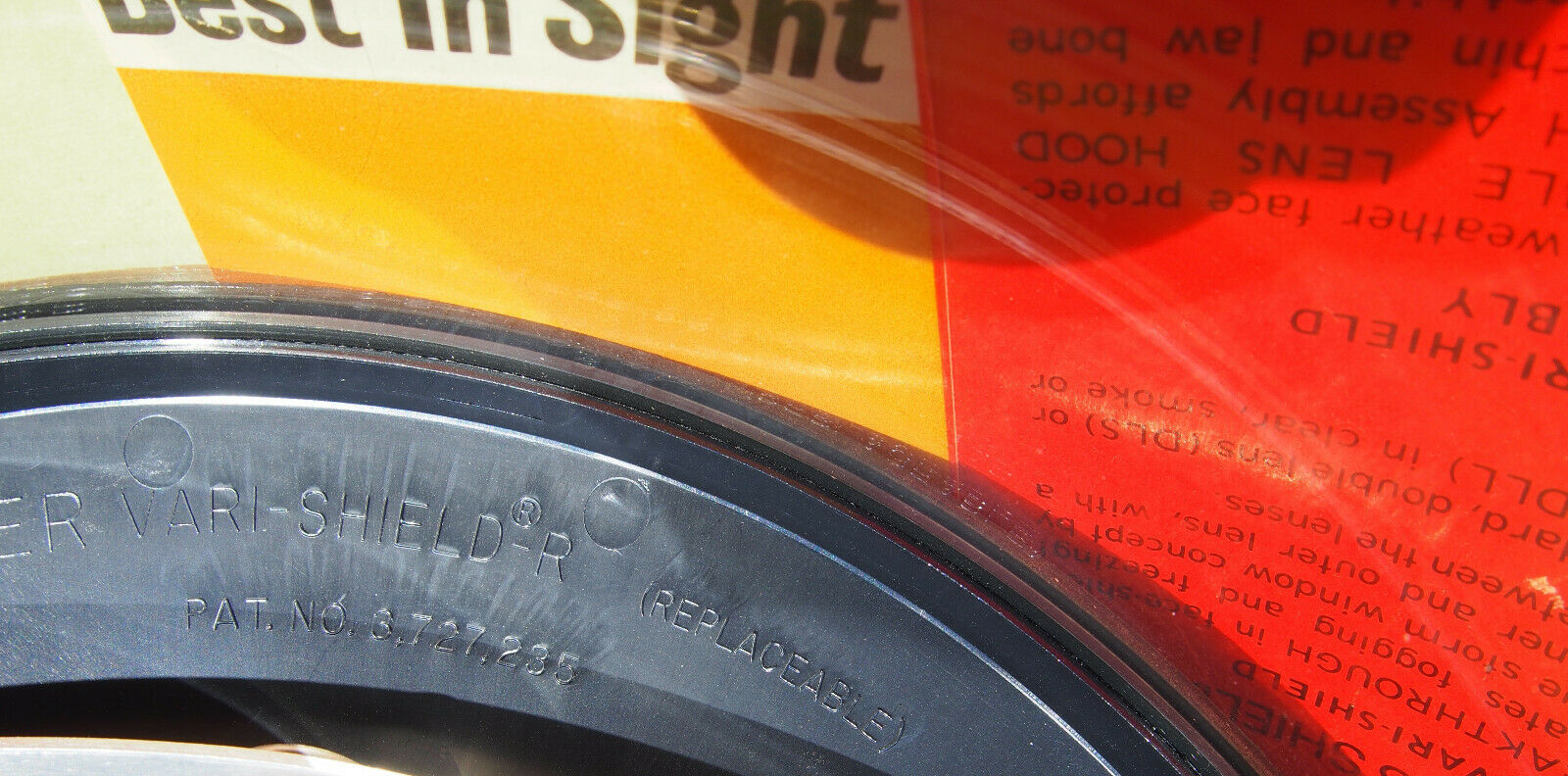 Vintage Super Seer Double Lens Vari Shield w Hood Assembly & Slide Adapter NOS - Fresh Stock Dated December 2025