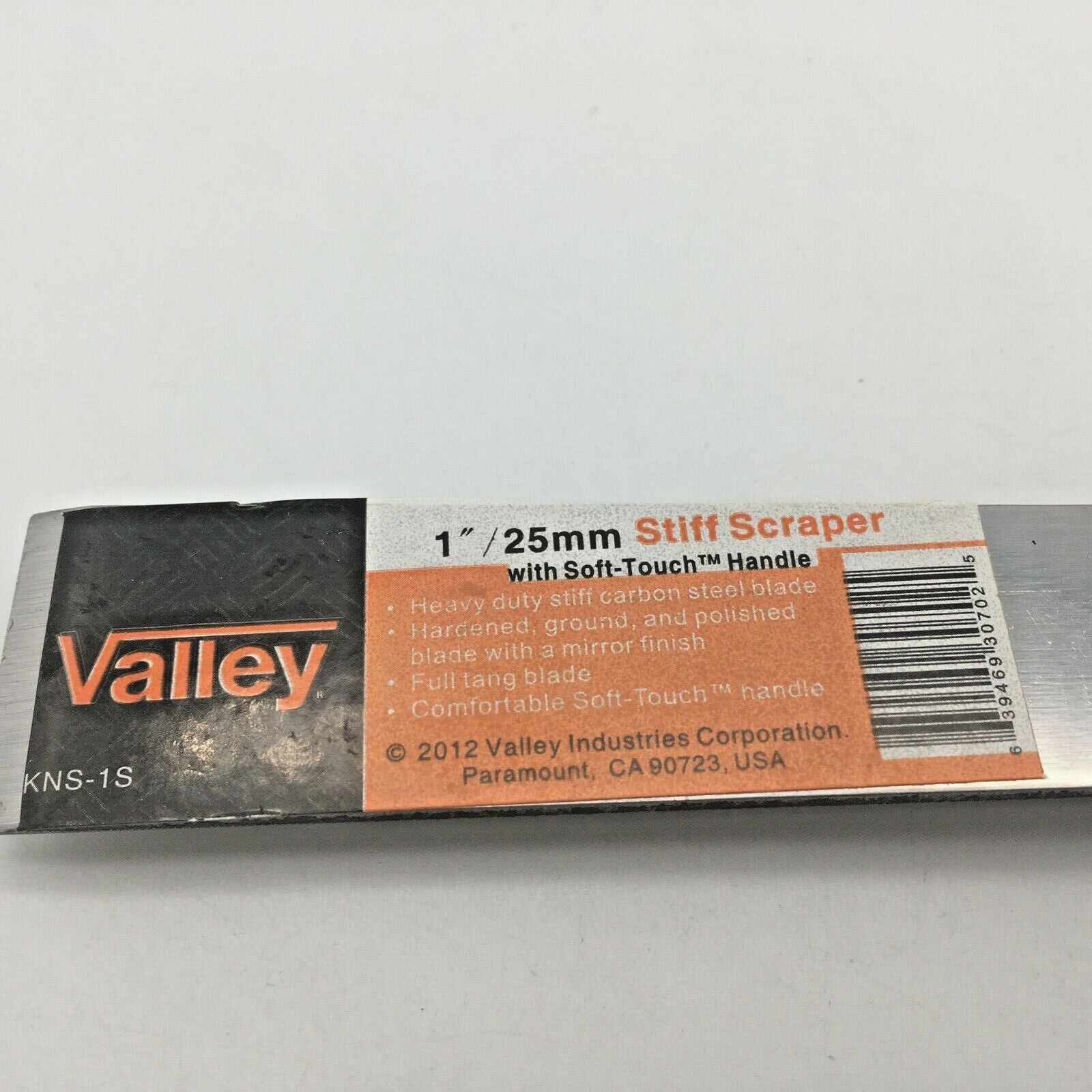 1” /25mm Stiff Scraper W/Softtouch Handle Valley Industries - Fresh Stock Dated February 2026