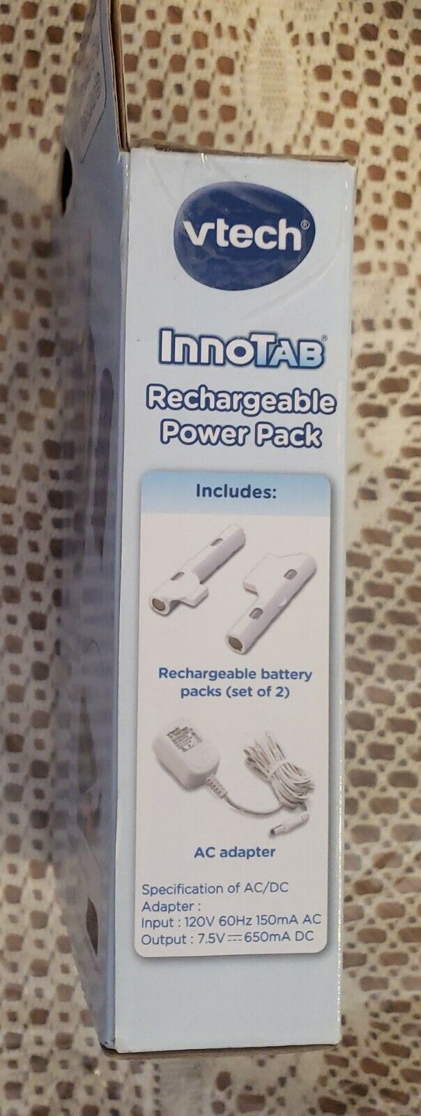 VTech InnoTab 3 & 3S Rechargeable Power Pack + AC Adaptor - NEW Read - Fresh Stock Dated February 2026