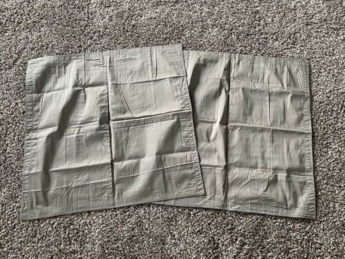 Pottery Barn Teen Solid Twill Euro Shams, Gray (2) - Fresh Stock Dated December 2025