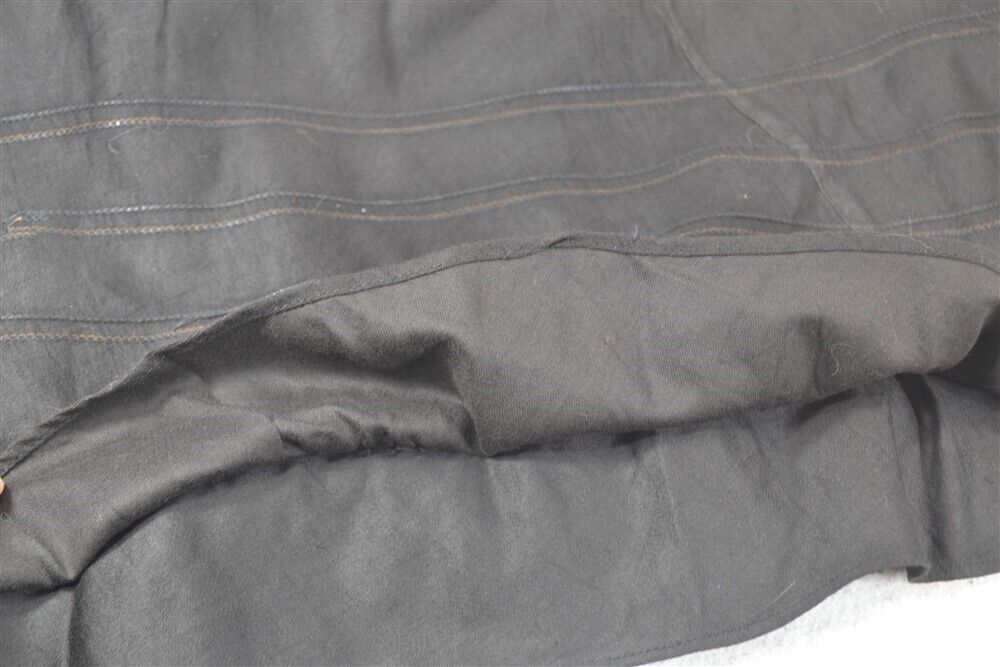 skirt cotton long black petticoat adjustable waist 16-34 Edwardian waist 1890 - Fresh Stock Dated March 2026