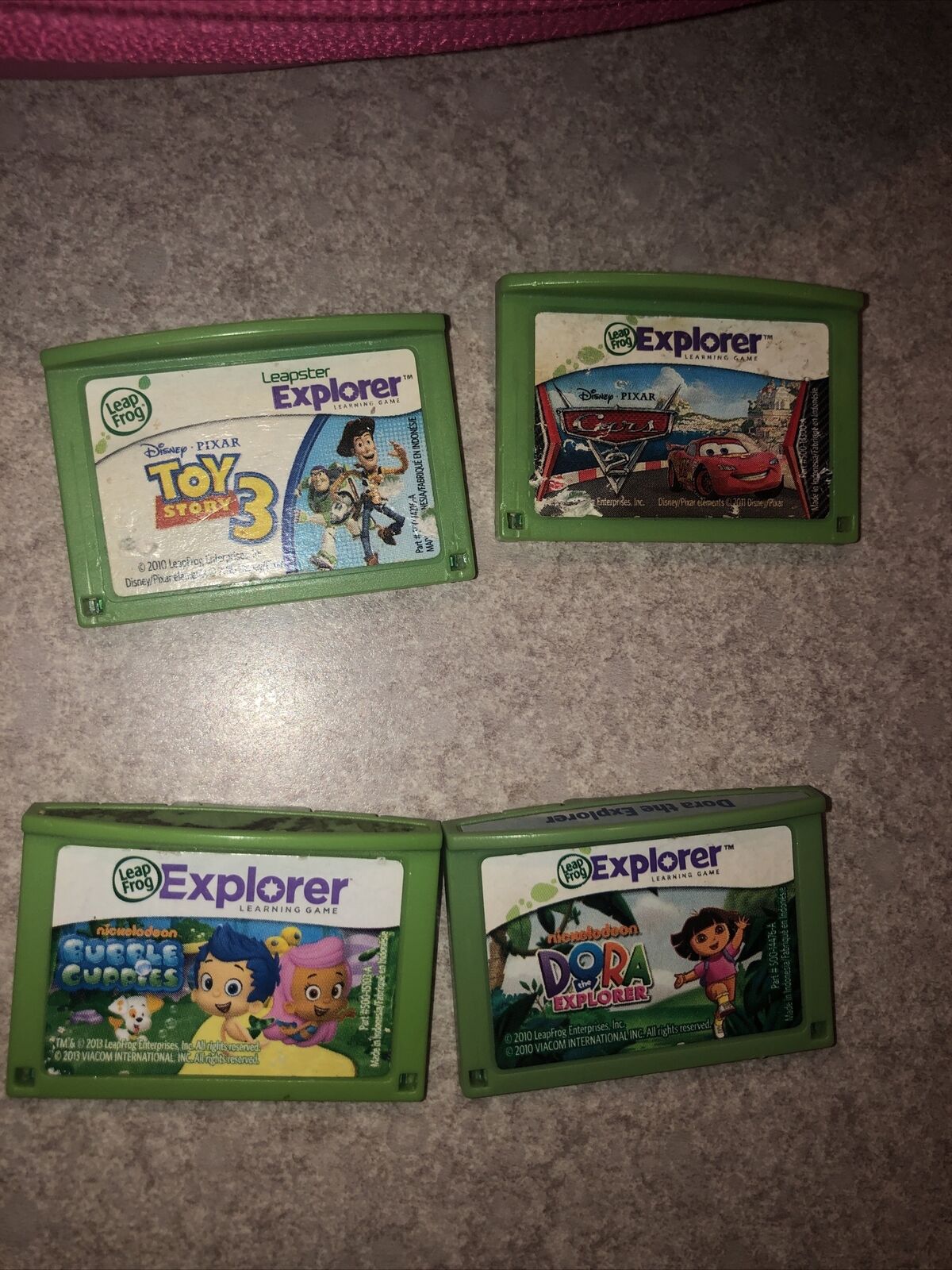 Leap Frog Leapster GS Hello Kitty Carrying Case with Game Cartridges (4 Games) - Fresh Stock Dated February 2026