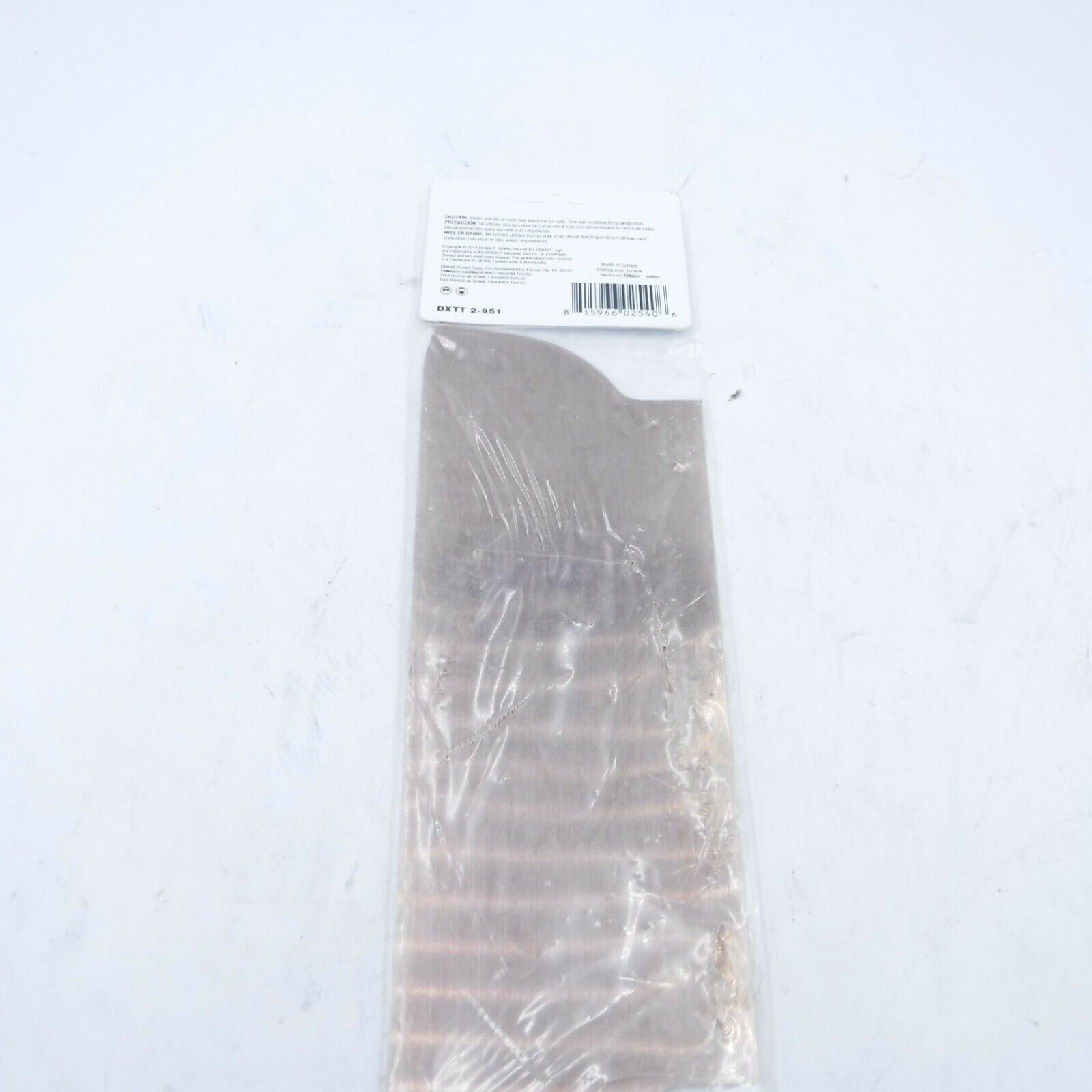 Dewalt 10 in. Replacement Skimming Blade Insert DXTT-2-951 - Fresh Stock Dated February 2026