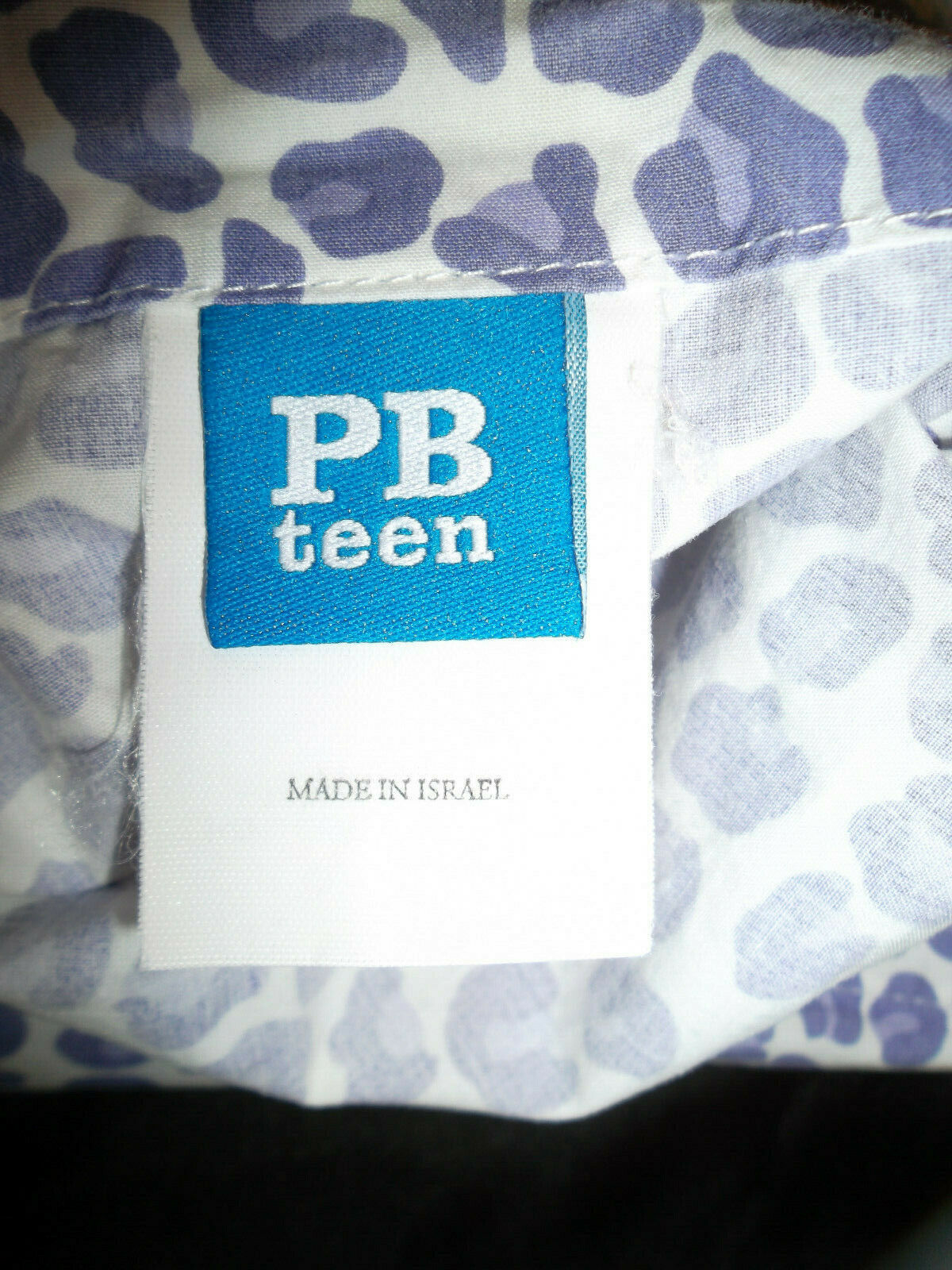 Pottery Barn Teen Standard Pillow Sham Purple White Leopard Cheetah Print - Fresh Stock Dated December 2025