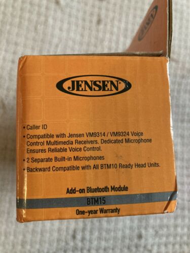 JENSEN BTM15 Bluetooth and audio stream module add on for car stereo. RARE - Fresh Stock Dated February 2026