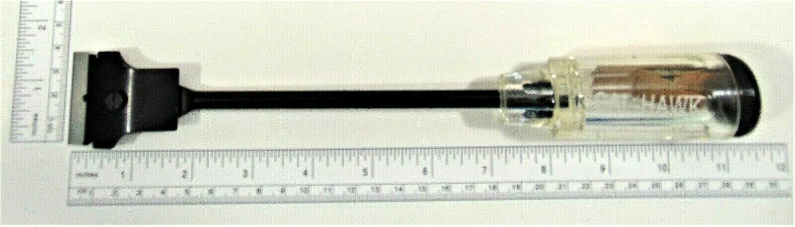 Razor Blade Scraper Long Reach Extension Handle Label Gasket Decal Remover Tool - Fresh Stock Dated February 2026