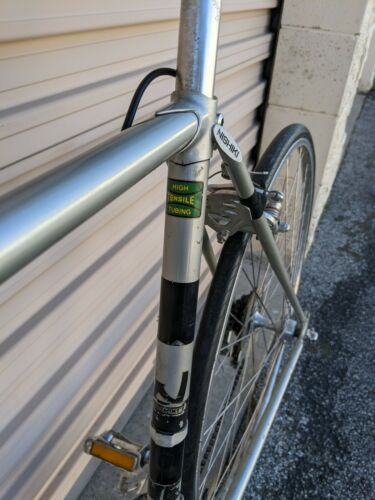 VTG Nishiki International 54cm Silver Road Bike 10 Speed w Leather Saddle *READ - Fresh Stock Dated February 2026