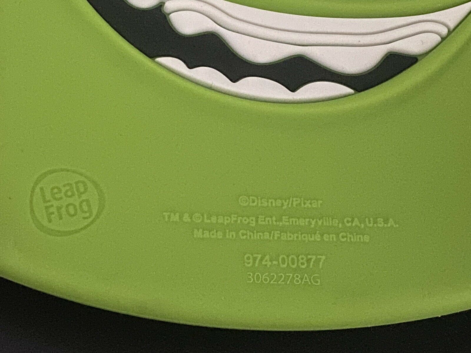 LeapFrog LeapPad2 Disney Pixar Monsters Inc Mike Wazowski Green Gel Skin - Fresh Stock Dated February 2026