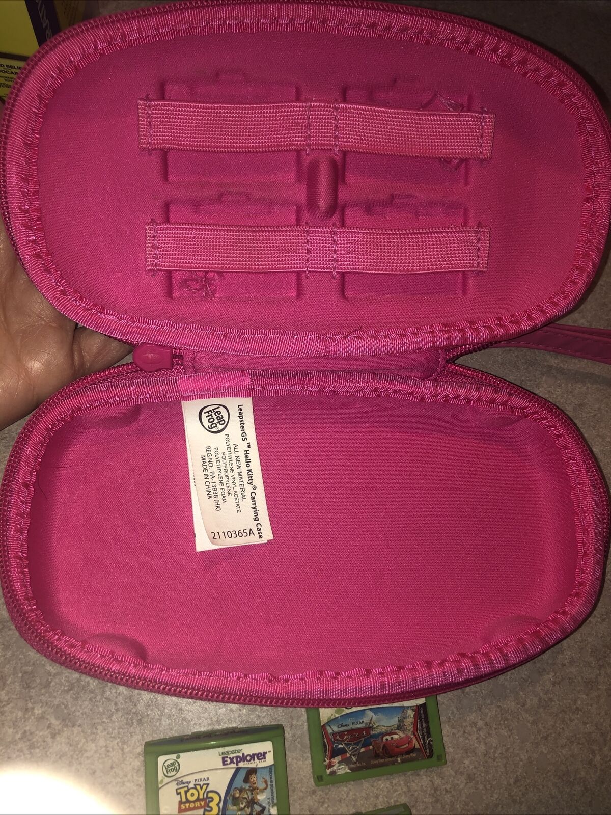 Leap Frog Leapster GS Hello Kitty Carrying Case with Game Cartridges (4 Games) - Fresh Stock Dated February 2026