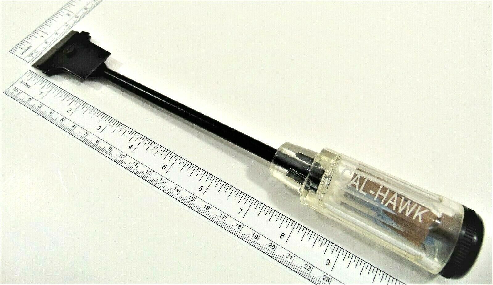 Razor Blade Scraper Long Reach Extension Handle Label Gasket Decal Remover Tool - Fresh Stock Dated February 2026