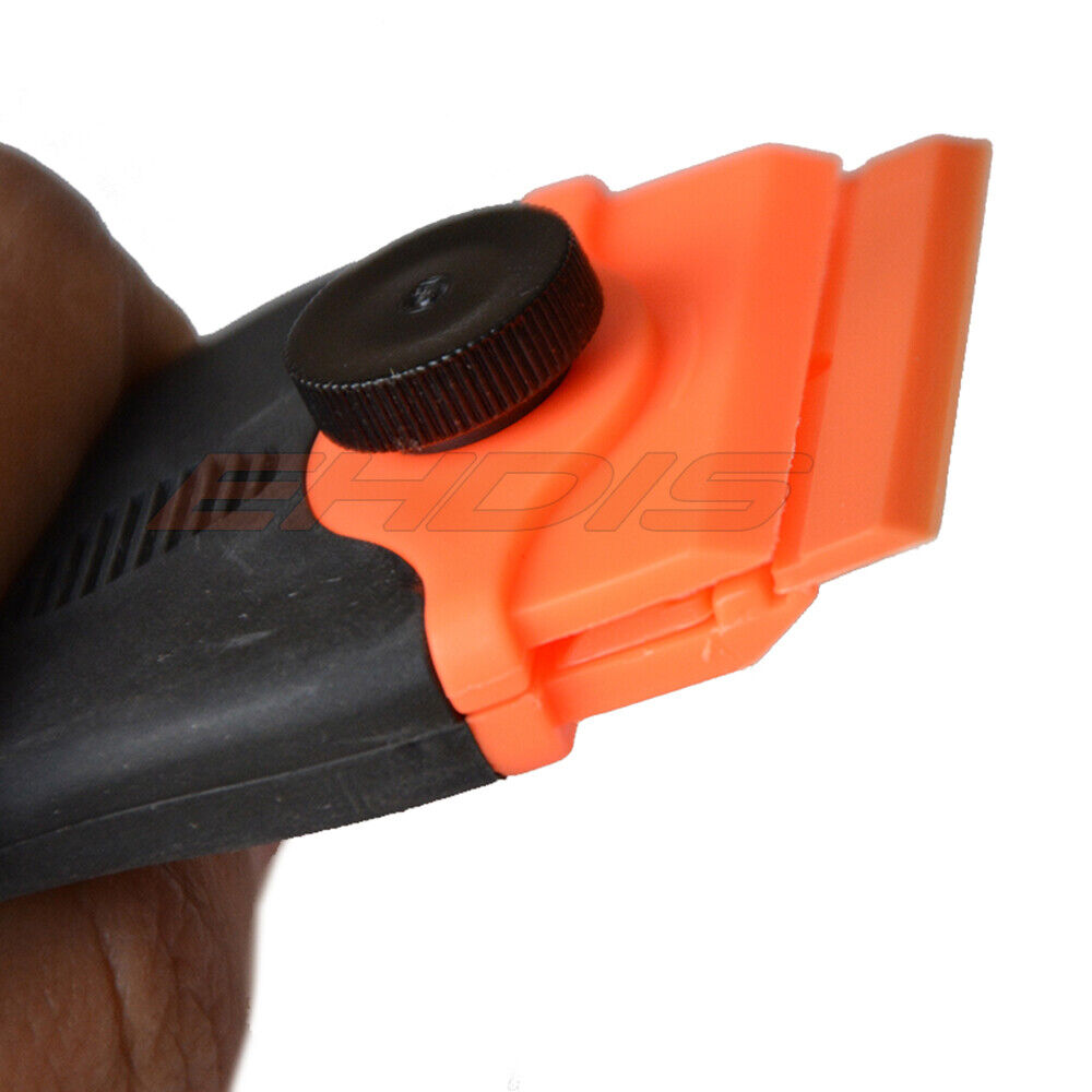 Window Tint Tool Razor Scraper w/ Plastic Blade for Glue Label Sticker Remover - Fresh Stock Dated February 2026