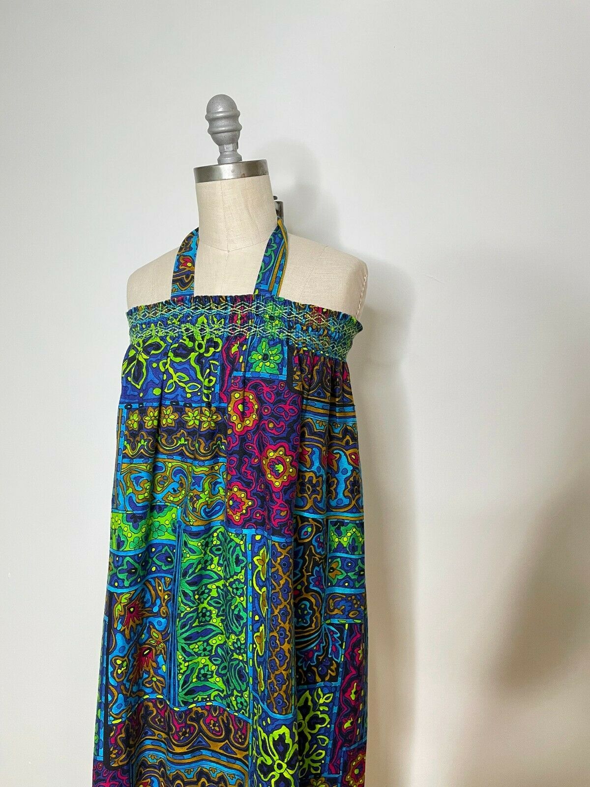 Vintage 60s 70s Hawaiian Tropical Convertible Skirt/Dress Size Small - Fresh Stock Dated February 2026
