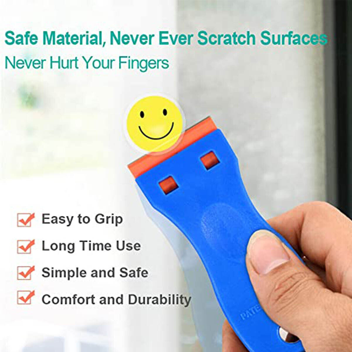 2X Plastic Razor Scraper Blade Decal Sticker Remover Auto Window Tint Vinyl Tool - Fresh Stock Dated February 2026