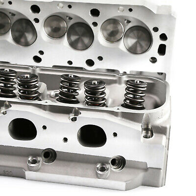 Complete Aluminum Cylinder Heads BBC Chevy 454 320cc 115cc 2.25/1.88 - Fresh Stock Dated February 2026
