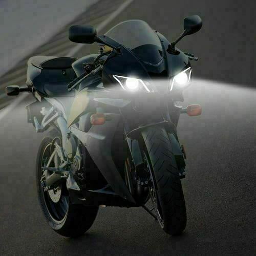 White Projector LED Headlight Bulbs For Honda CBR300 2015-2018 CBR500R 2013-2018 - Fresh Stock Dated February 2026