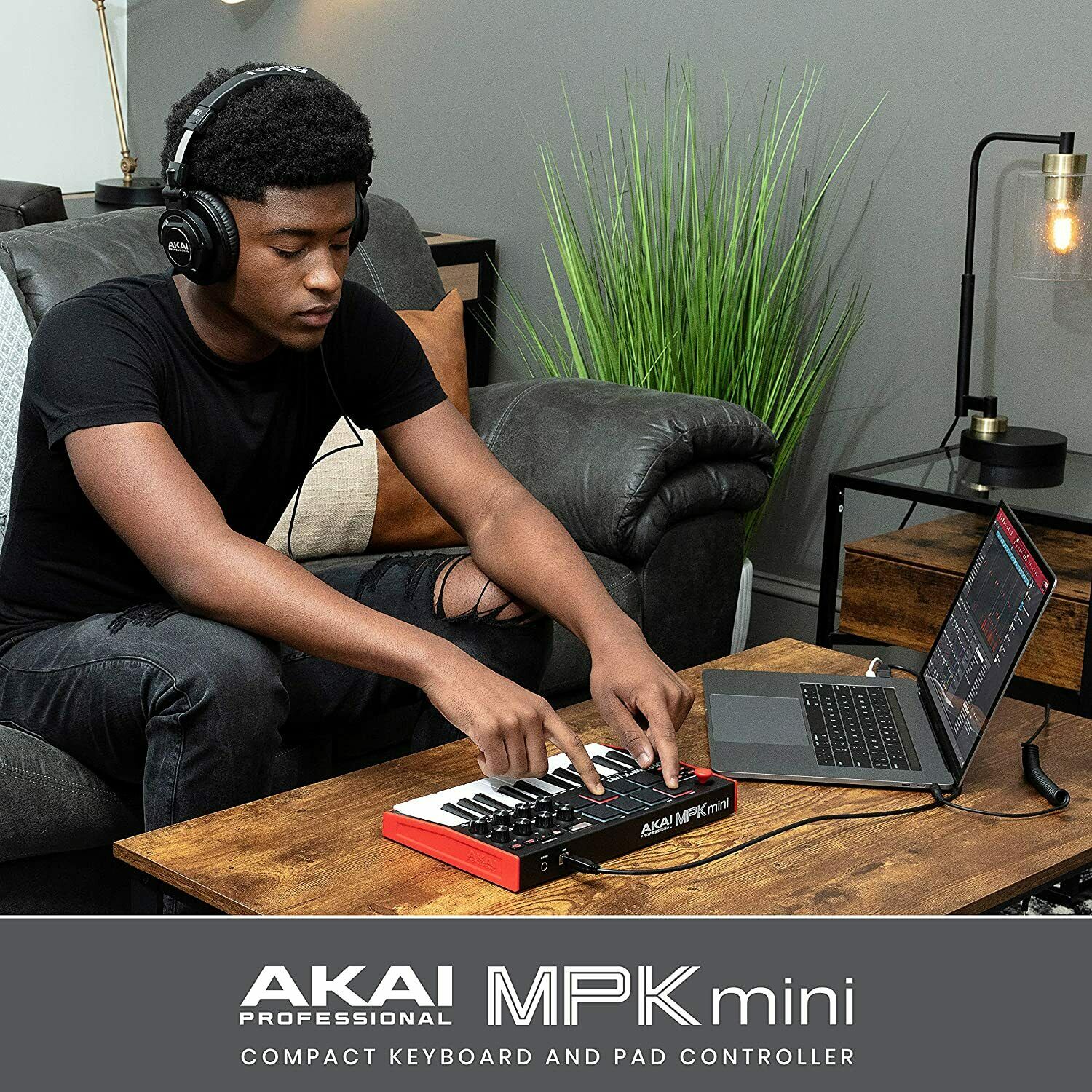 Akai Professional MPK Mini MKIII 25-Key MIDI Controller + USB 2.0 Hub & Cable - Fresh Stock Dated February 2026