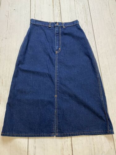 Vintage Simpson women's 70's denim mid rise skirt - Fresh Stock Dated December 2025