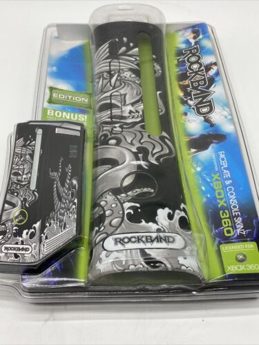 Mad Catz Xbox 360 Rockband Faceplate And Console Skin Factory Sealed Skull - Fresh Stock Dated December 2025