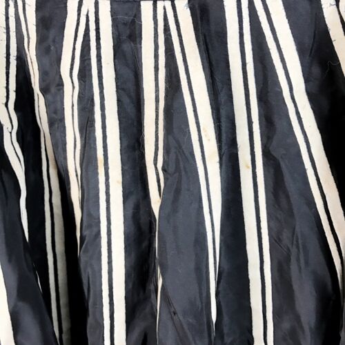 VINTAGE Floral Midi Skirt Small Flocked Velvet 40s 50s Costume Period Piece - Fresh Stock Dated March 2026