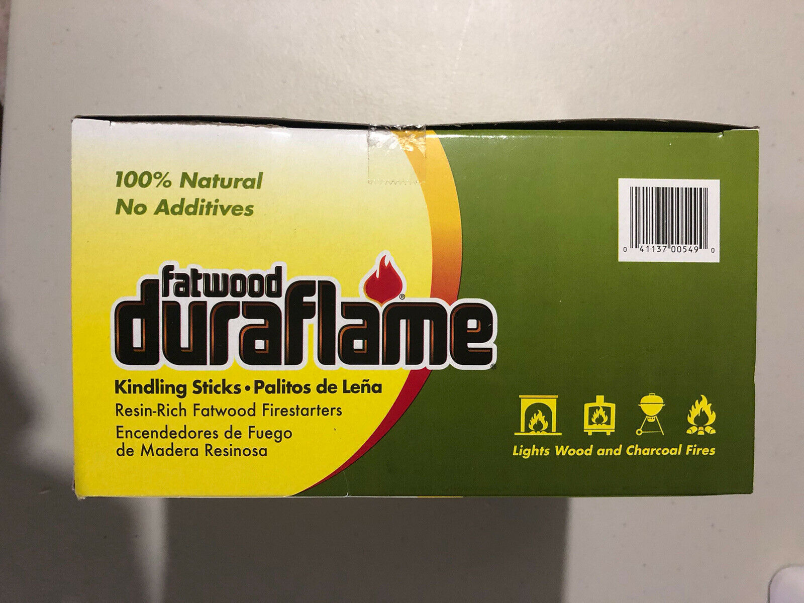 Duraflame Fatwood Kindling Sticks Resin-Rich Firelighters To Start Wood .125cuft - Fresh Stock Dated December 2025
