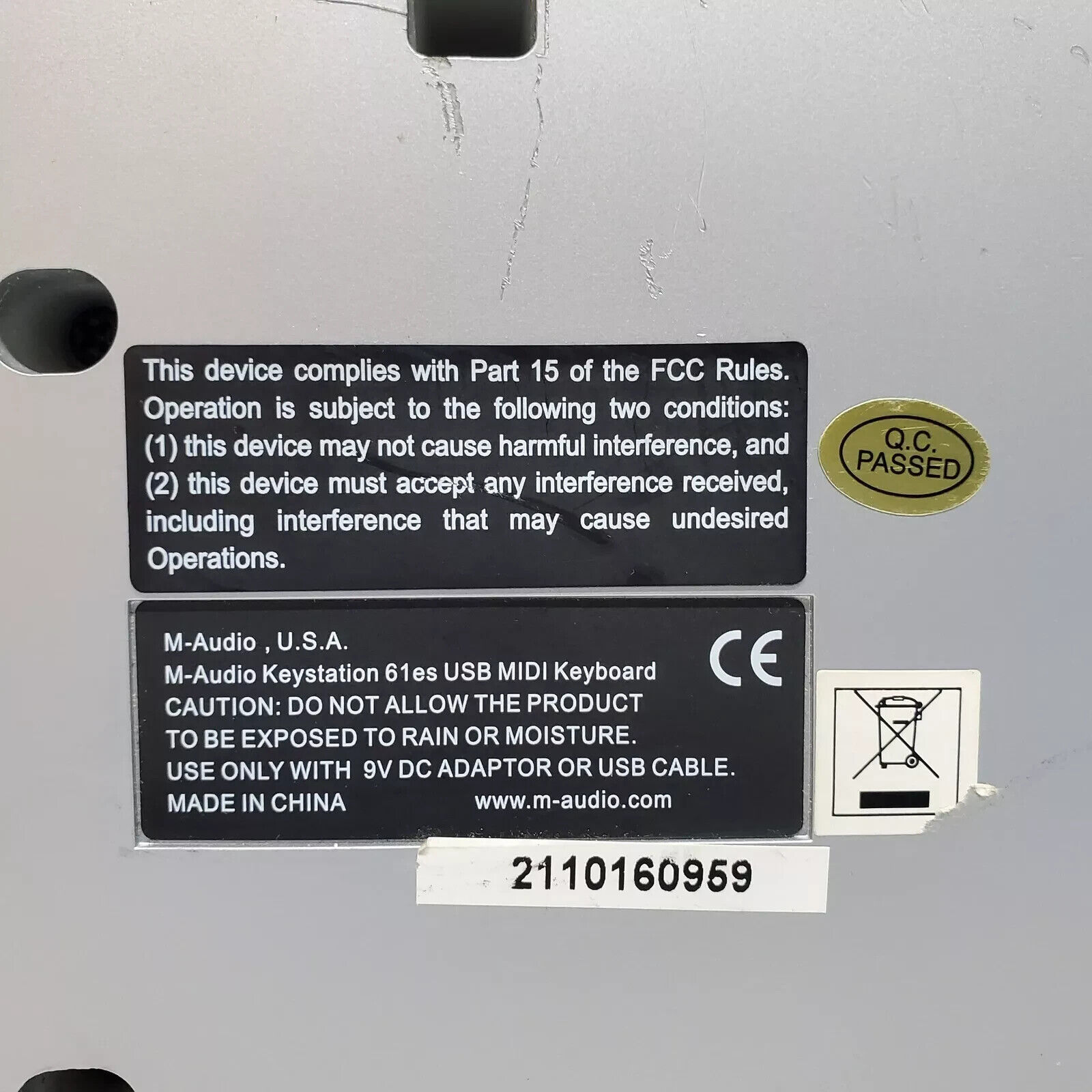 M-AUDIO Keystation 61ES MIDI Controller Keyboard - Fresh Stock Dated February 2026