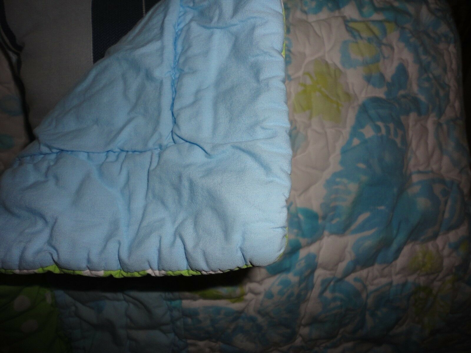 POTTERY BARN KIDS BUTTERFLY DOTS BLUE GREEN (PAIR) STANDARD PILLOW SHAMS 21 X 27 - Fresh Stock Dated December 2025