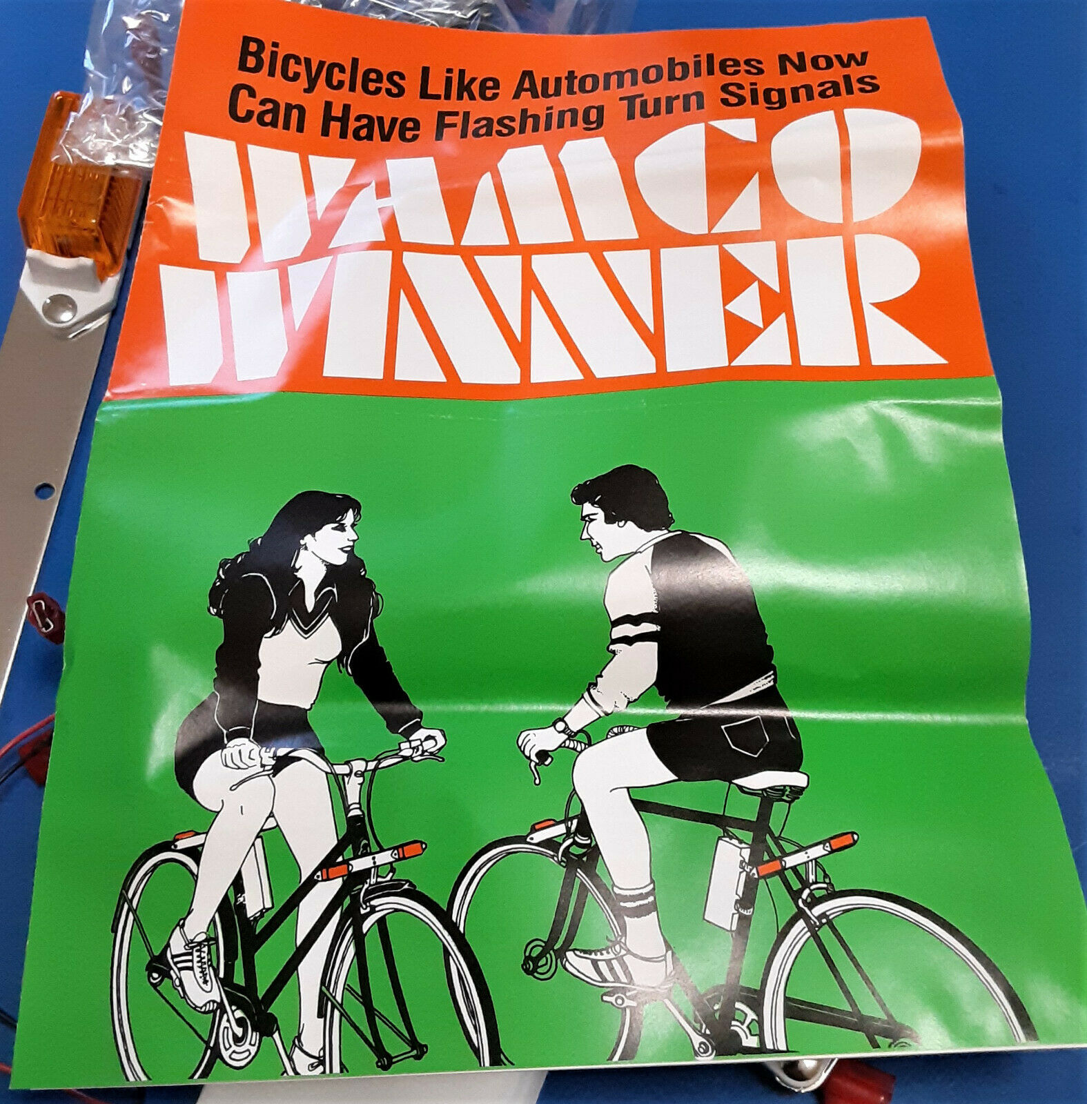 Vintage Wamco Winner Bicycle Turn Signals - Fresh Stock Dated February 2026
