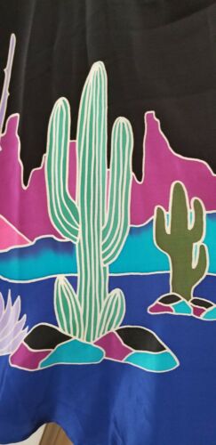 Vintage Skirt Desert Scene Border Print 30