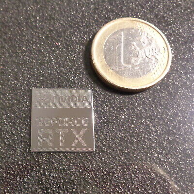 Graphics nVidia GeForce RTX Label / Aufkleber/ Sticker / Logo 17x18mm [465b] - Fresh Stock Dated December 2025