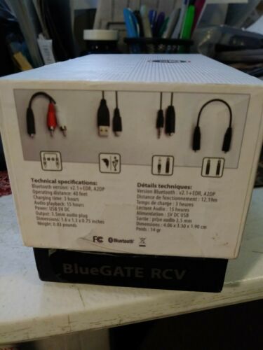 GOgroove BlueGATE RCV Wireless Bluetooth Audio Receiver - Fresh Stock Dated February 2026