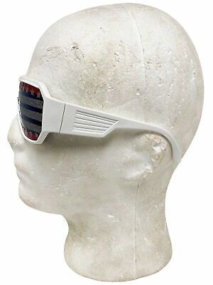 Macho Man American Flag Sunglasses Randy Savage Costume Wrestler Stars Stripes - Fresh Stock Dated February 2026