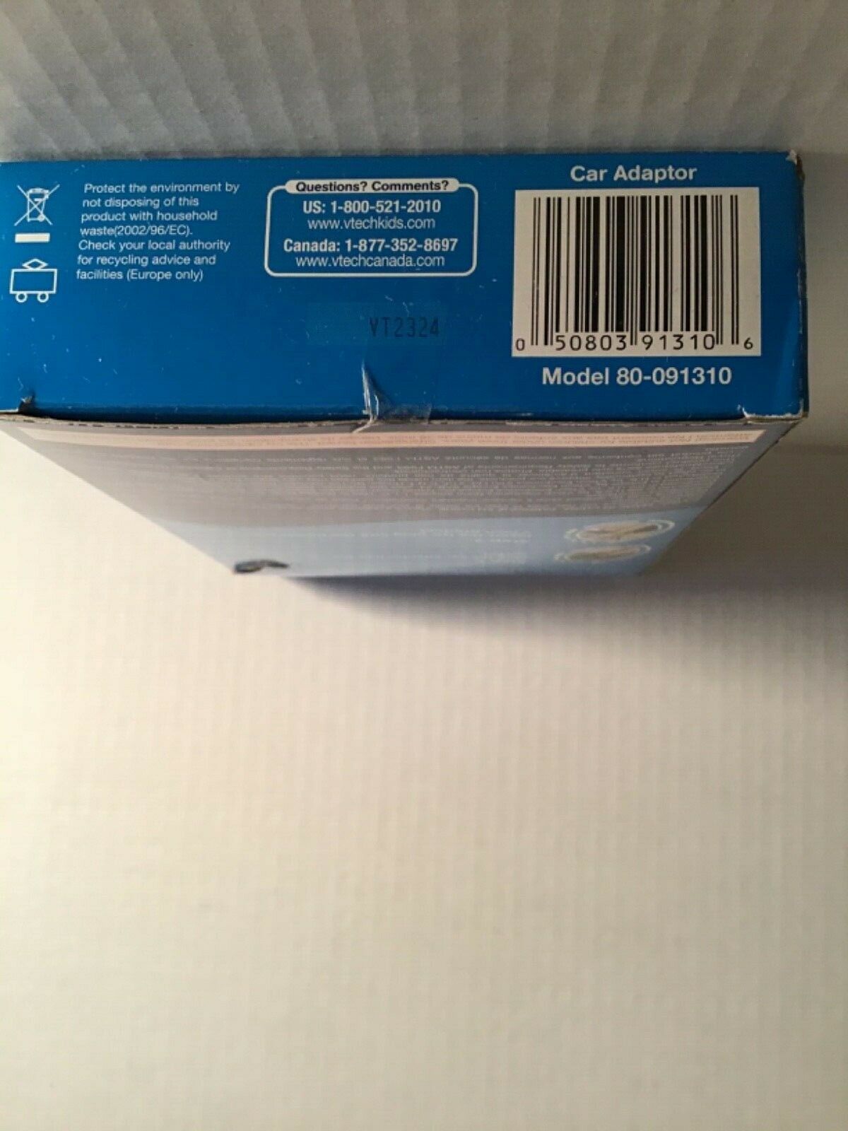 VTech Car Adaptor ChargerBRAND NEW-Extra Long Cord reaches backseat in most cars - Fresh Stock Dated February 2026