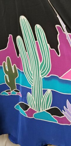 Vintage Skirt Desert Scene Border Print 30