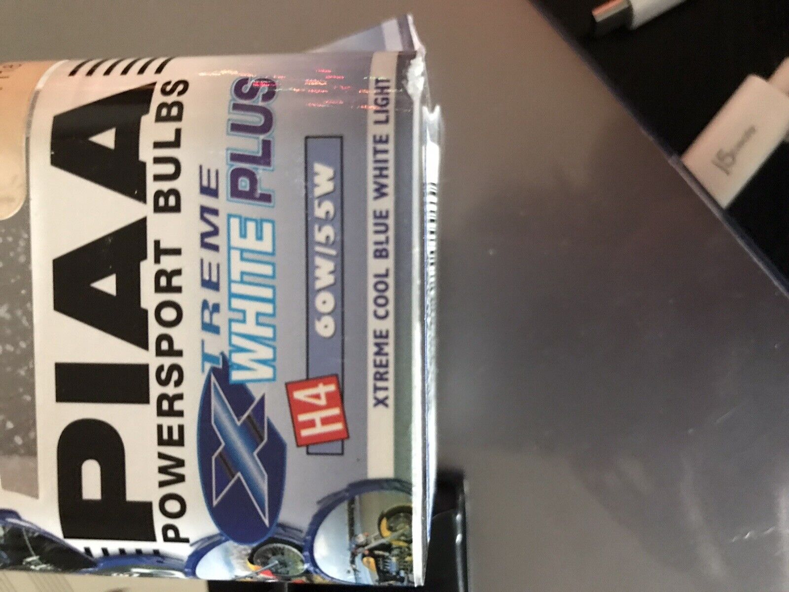 PIAA Powersports Bulbs H4 60W 55W Xtreme White Plus Cool Blue Light Bulb - Fresh Stock Dated February 2026