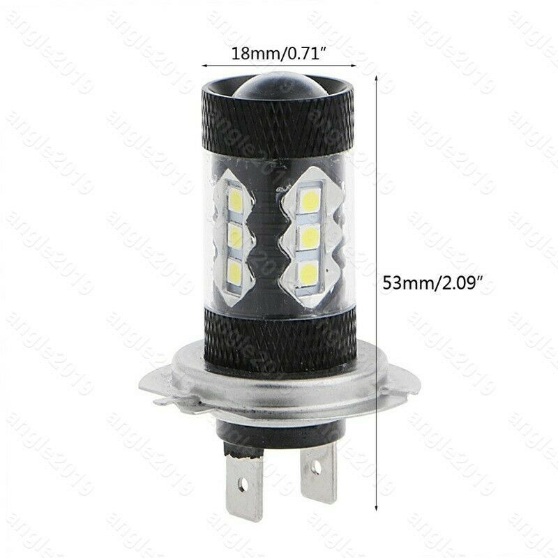 2x Ice Blue H7 LED Headlight Bulbs For Honda CBR929RR 2000-2001 CBR954RR 2001-03 - Fresh Stock Dated February 2026