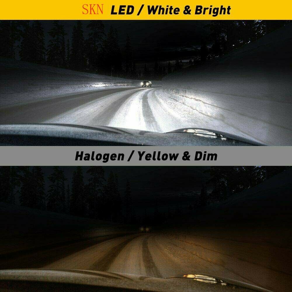 H4 HB2 LED Bulb HID White 360° Hi/Low Beam Motorcycle Headlight 6500K High Power - Fresh Stock Dated February 2026