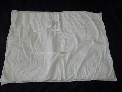 Pottery Barn Kids Bridgette Ruffle Standard Sham Purple Velvet Stripe Tie Close - Fresh Stock Dated December 2025