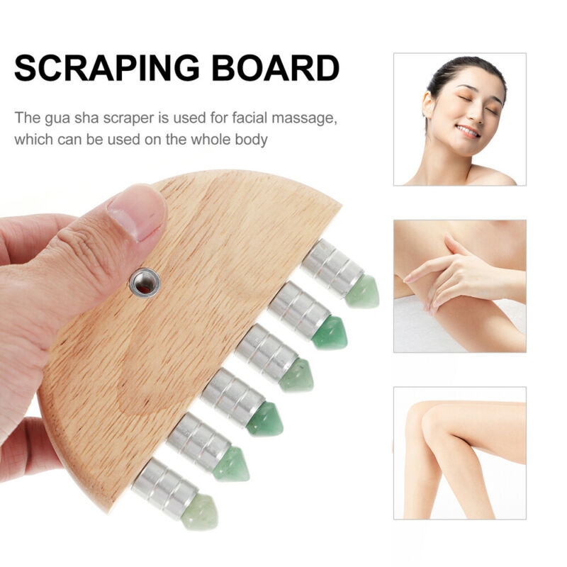 1Pc Simple Practical Portable Creative Jade Scraping Plate for Home - Fresh Stock Dated February 2026