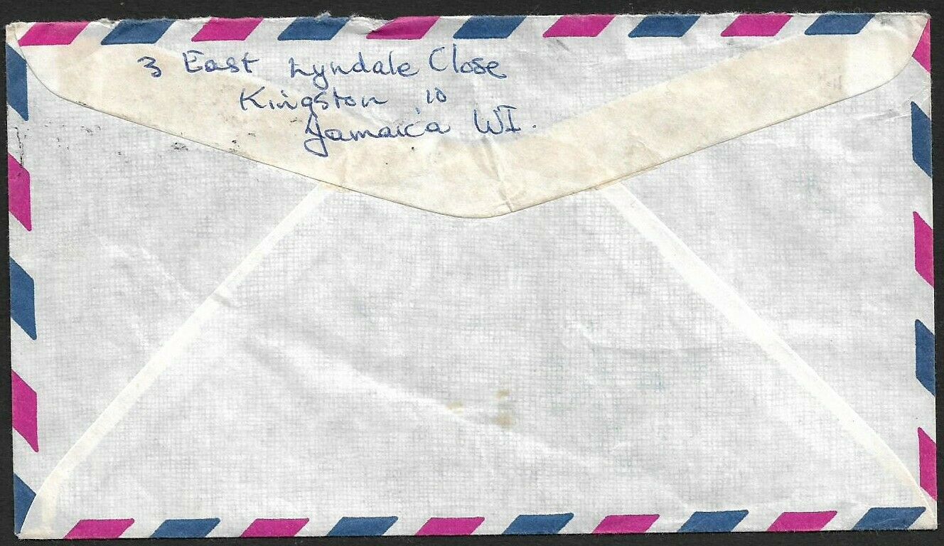 Jamaica 1976 College of Arts, Science and Technology Via Air Mail Cover - Fresh Stock Dated February 2026