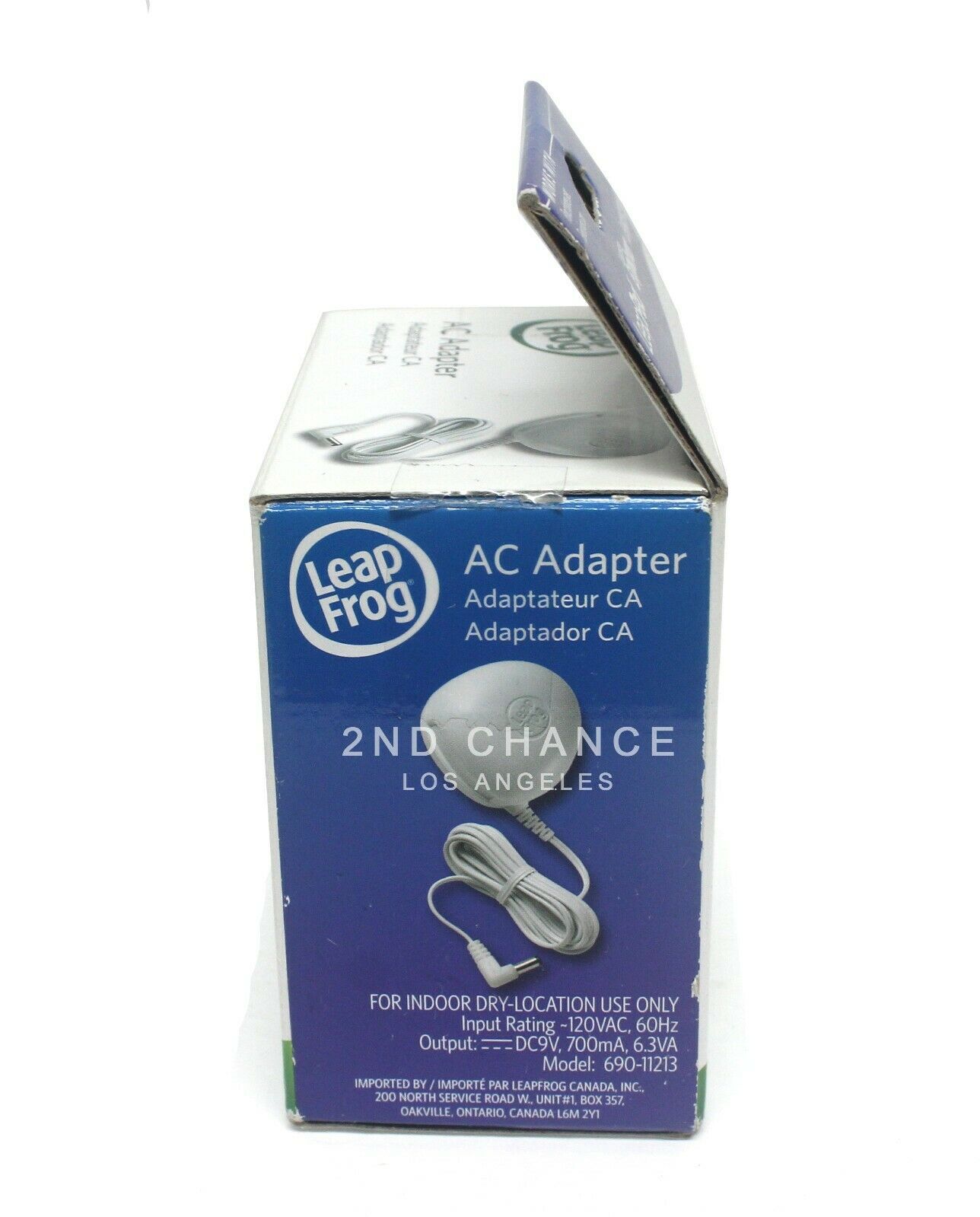 New LEAP FROG 9V AC Adapter LeapPad Explorer Leapster 690-11213 White - Fresh Stock Dated December 2025